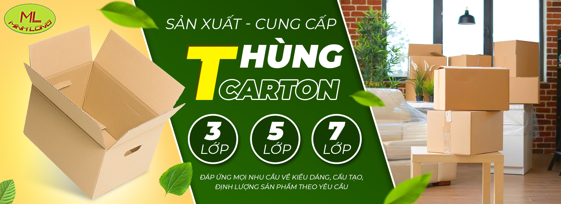 CÔNG TY TNHH MỘT THÀNH VIÊN THƯƠNG MẠI DỊCH VỤ SẢN XUẤT BAO BÌ MINH LONG